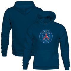 Paris Saint-Germain 1863FC Youth Color Badge Fleece Pullover Hoodie Navy - FIFA World CUP