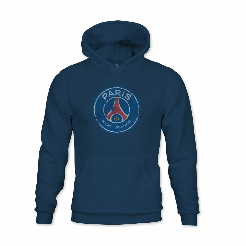 Paris Saint-Germain 1863FC Youth Color Badge Fleece Pullover Hoodie Navy - FIFA World CUP