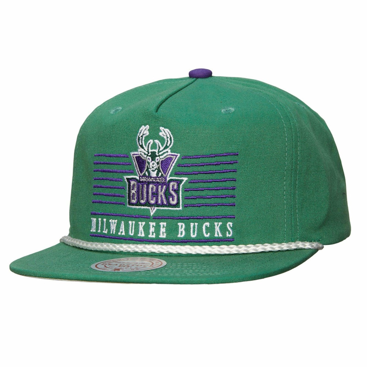 Milwaukee Bucks Ascend Deadstock Snapback Hat Green - NBA
