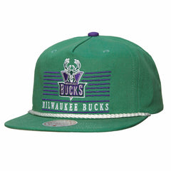 Milwaukee Bucks Ascend Deadstock Snapback Hat Green - NBA