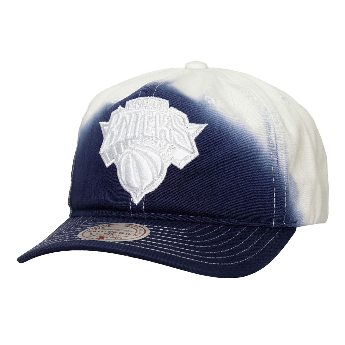 New York Knicks Dip Dye Pro Crown Adjustable Hat Royal/White - NBA