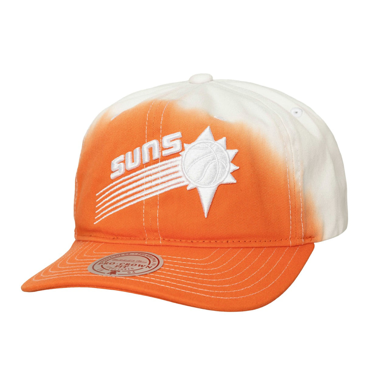 Phoenix Suns Dip Dye Pro Crown Adjustable Hat Orange/White - NBA