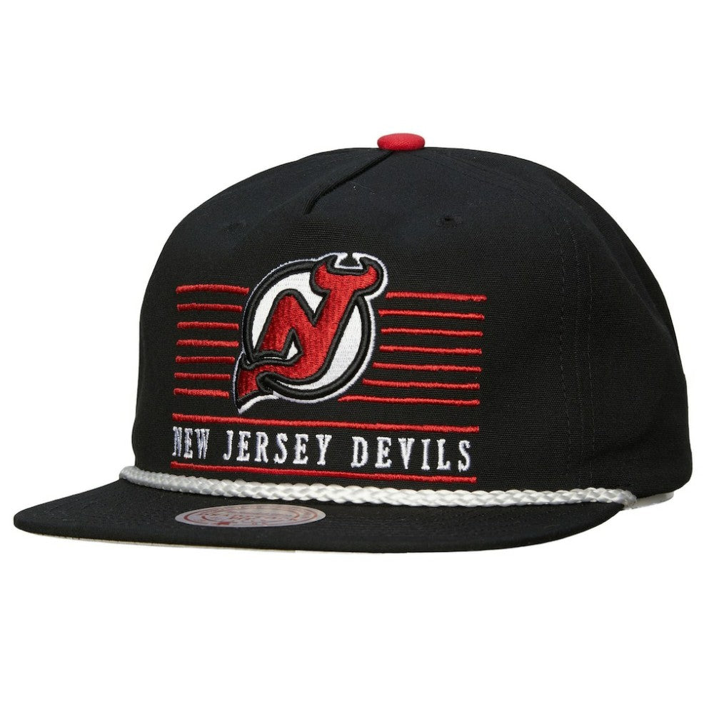 New Jersey Devils Mitchell & Ness Ascend Deadstock Snapback Hat - Black - NHL