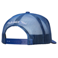 Tampa Bay Lightning Mitchell & Ness Gridlock Trucker Adjustable Hat - White/Blue - NHL
