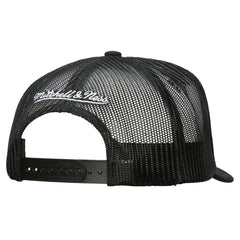 Los Angeles Kings Mitchell & Ness Gridlock Trucker Adjustable Hat - White/Black - NHL
