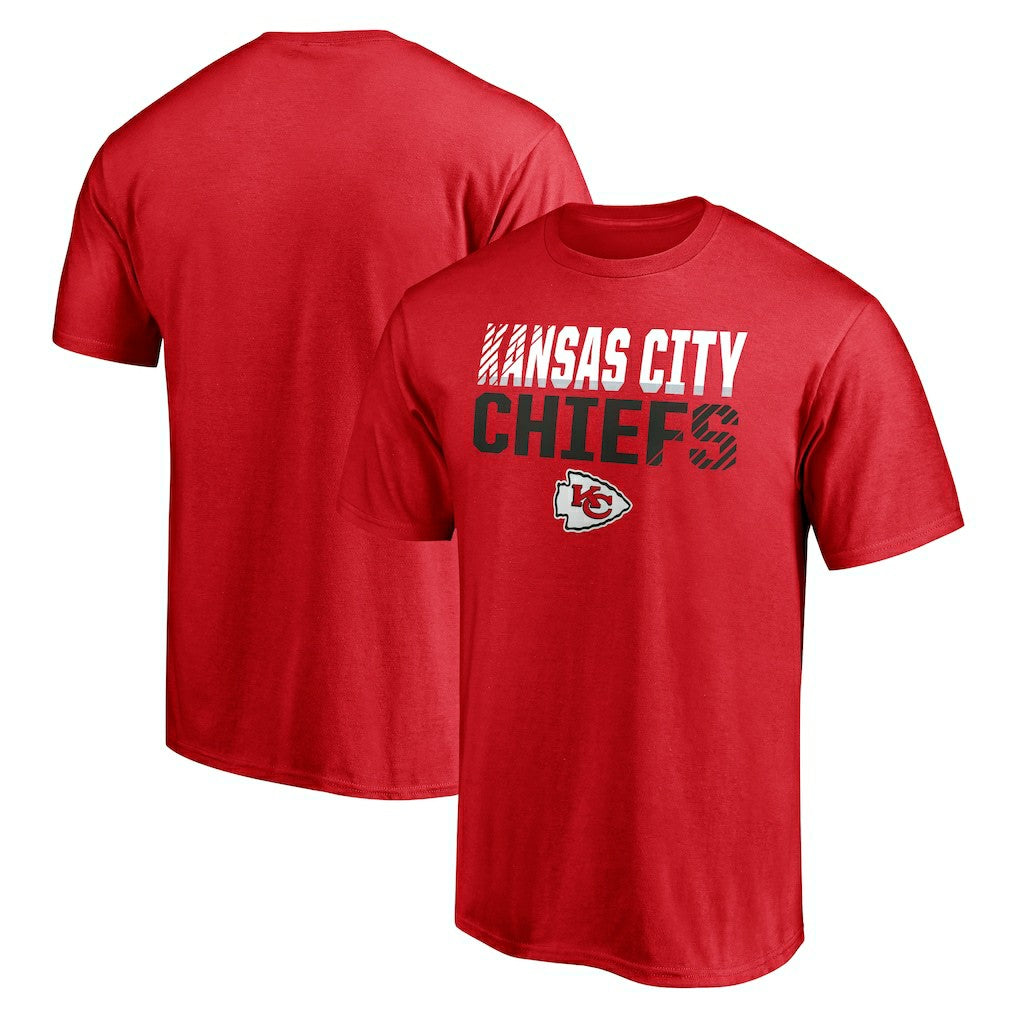 Kansas City Chiefs Stripes T-Shirt Red | NFL