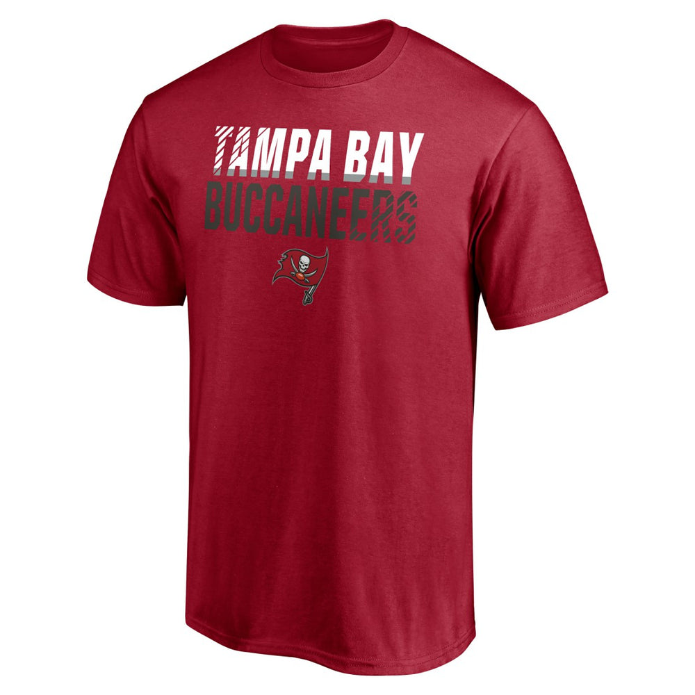 Tampa Bay Buccaneers Stripes T-Shirt Red | NFL