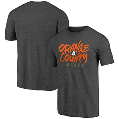 Anaheim Ducks Shoot to Score Tri-Blend T-Shirt - Charcoal - NHL