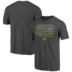 Boston Bruins Shoot to Score Tri-Blend T-Shirt - Charcoal - NHL