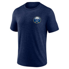 Buffalo Sabres Earnest Will Tri-Blend T-Shirt - Navy - NHL