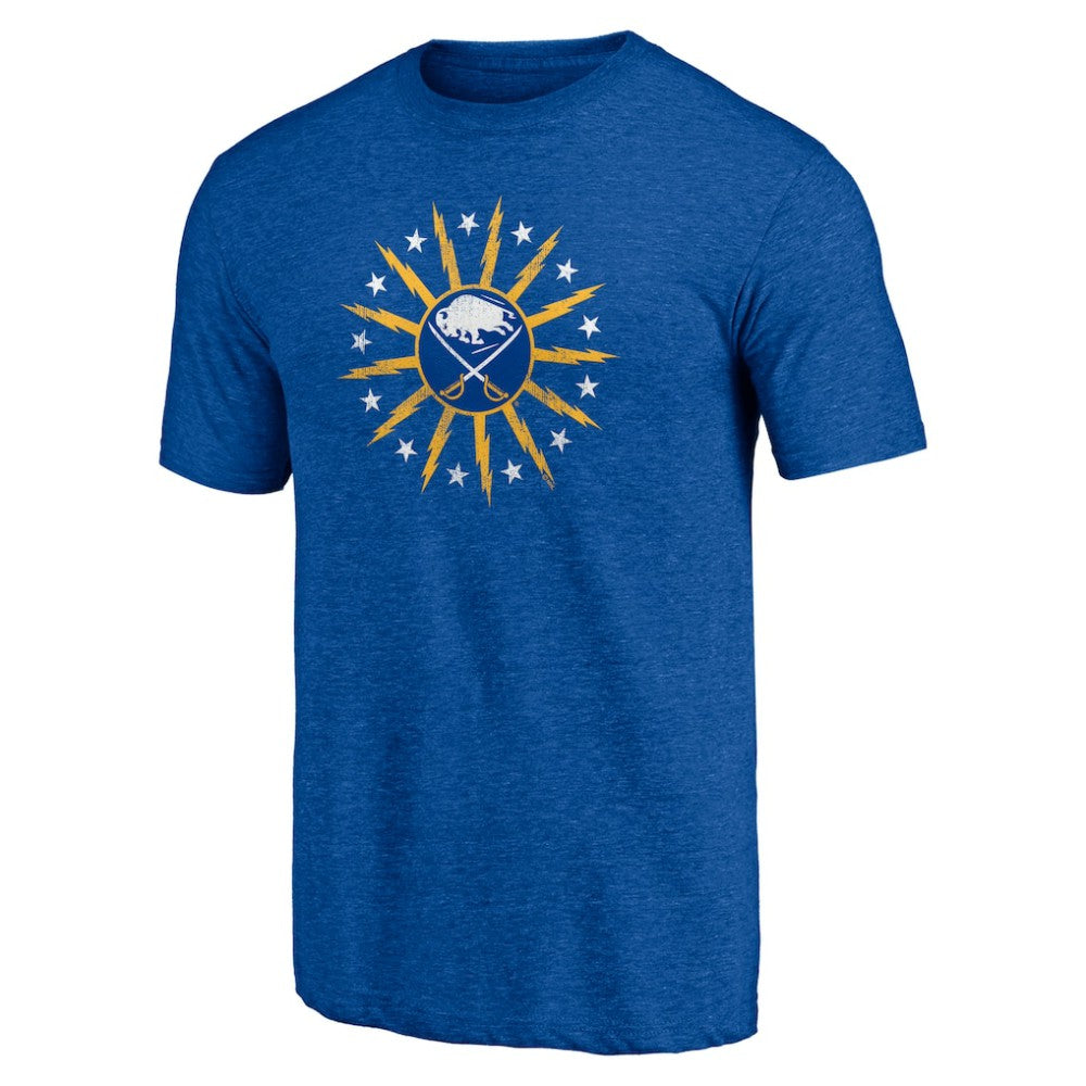 Buffalo Sabres Shoot to Score Tri-Blend T-Shirt - Royal - NHL