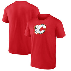 Calgary Flames Primary Logo T-Shirt - Red - NHL