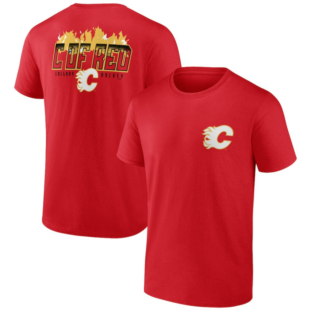 Calgary Flames Bring It T-Shirt - Red - NHL