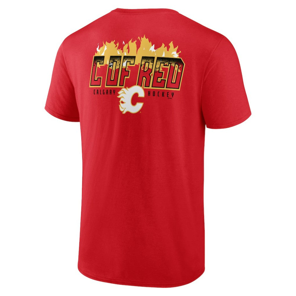 Calgary Flames Bring It T-Shirt - Red - NHL