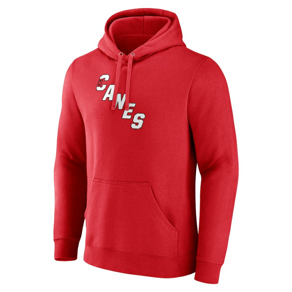Carolina Hurricanes Primary Logo Pullover Hoodie - Red - NHL
