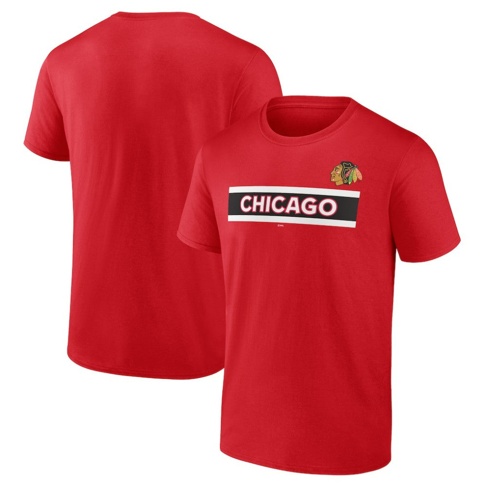 Chicago Blackhawks Jersey Inspired T-Shirt - Red - NHL