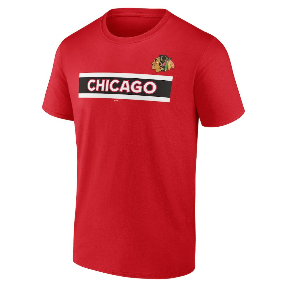 Chicago Blackhawks Jersey Inspired T-Shirt - Red - NHL