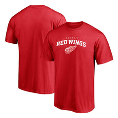 Detroit Red Wings Team Lock Up T-Shirt - Red - NHL