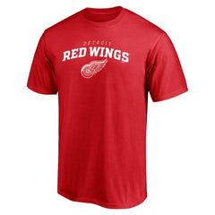 Detroit Red Wings Team Lock Up T-Shirt - Red - NHL
