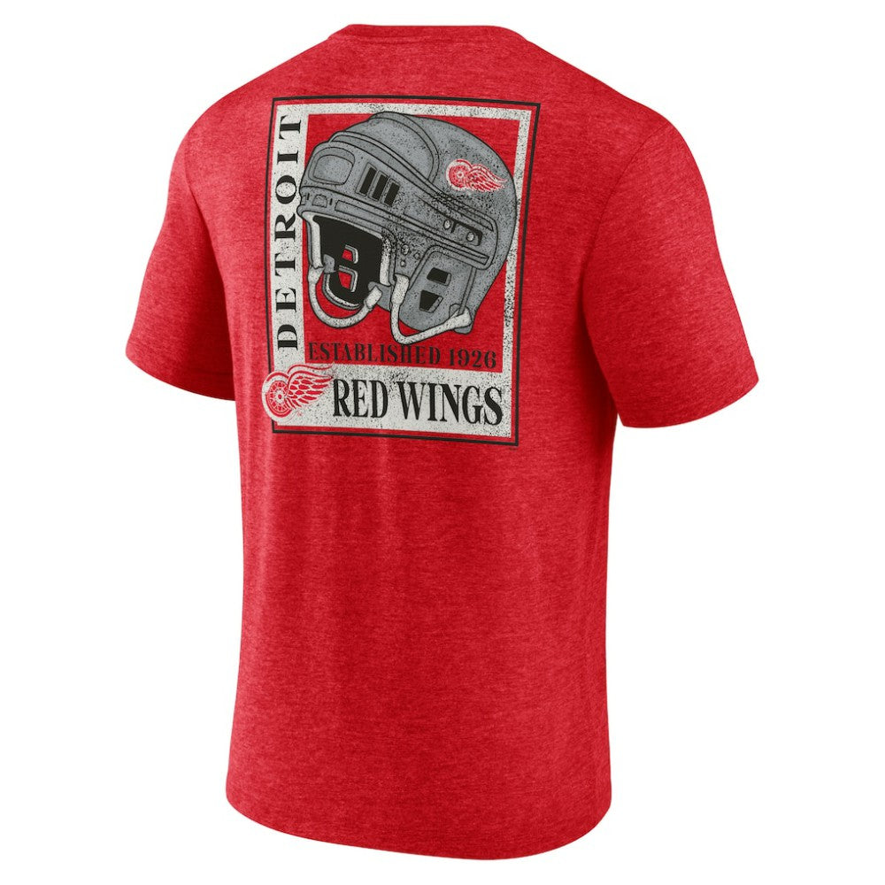 Detroit Red Wings Earnest Will Tri-Blend T-Shirt - Red - NHL