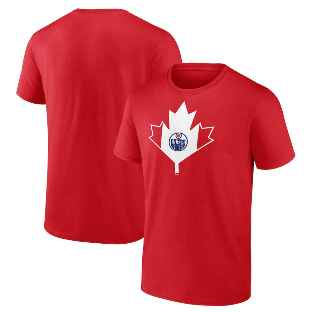 Edmonton Oilers Canada Day T-Shirt - Red - NHL