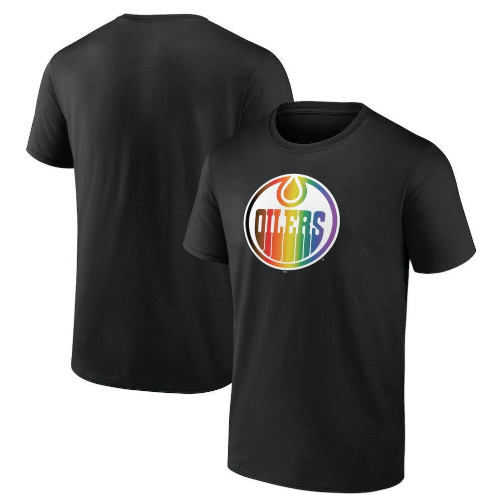 Edmonton Oilers Oilers Pride T-Shirt - Black - NHL