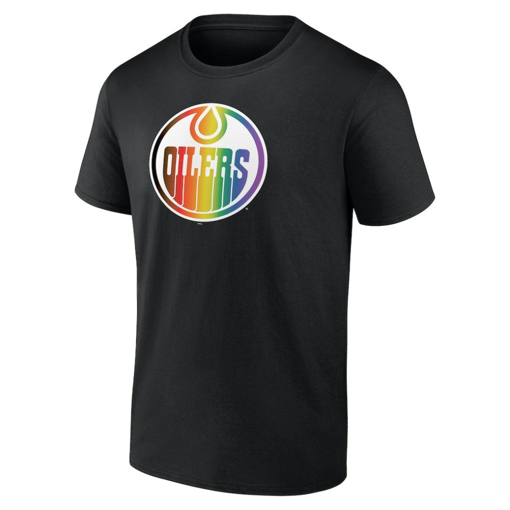 Edmonton Oilers Oilers Pride T-Shirt - Black - NHL