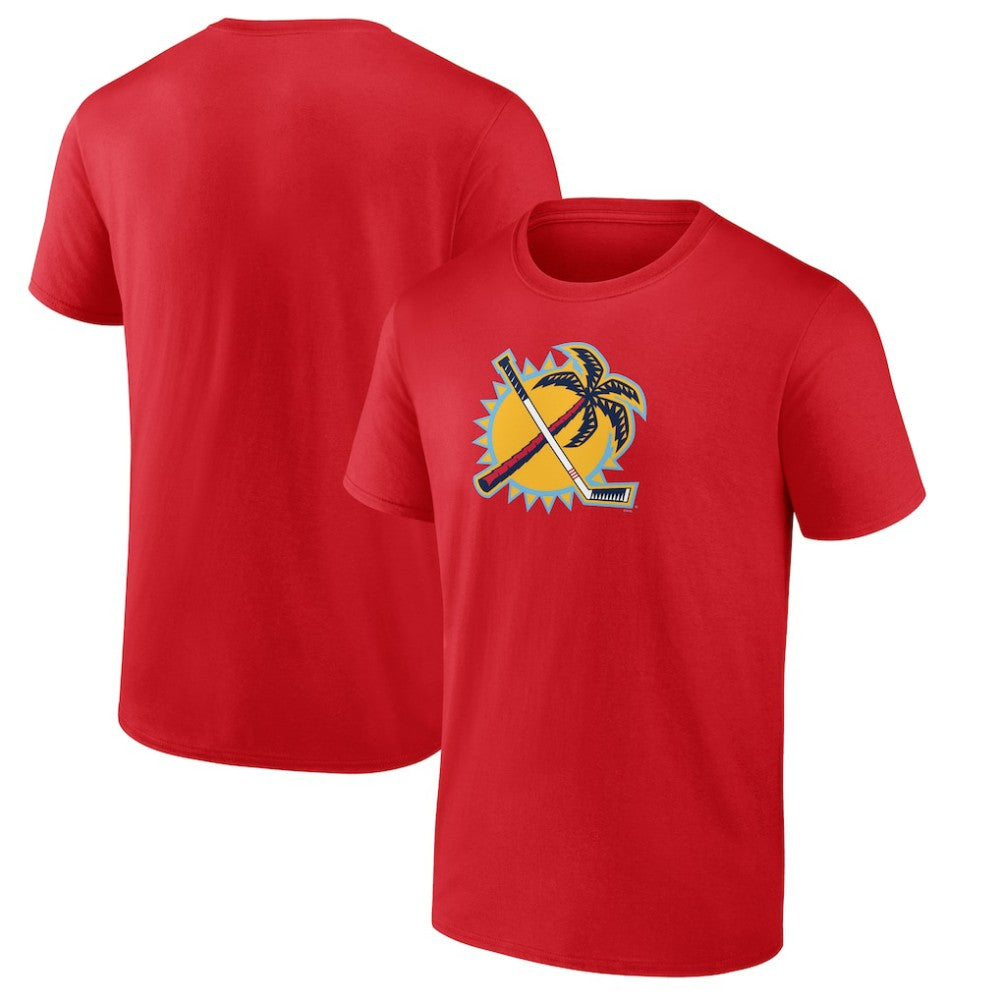 Florida Panthers Primary Logo T-Shirt - Red - NHL
