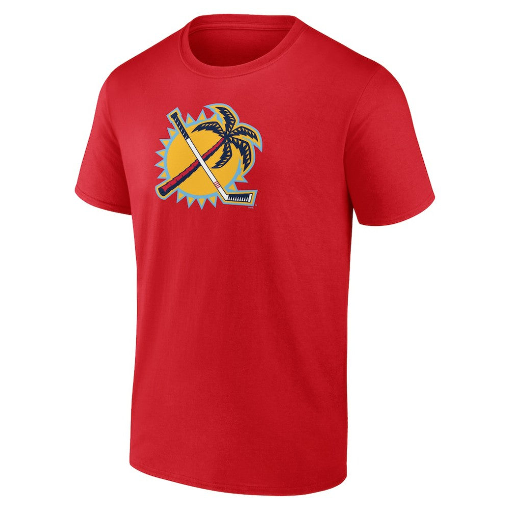 Florida Panthers Primary Logo T-Shirt - Red - NHL