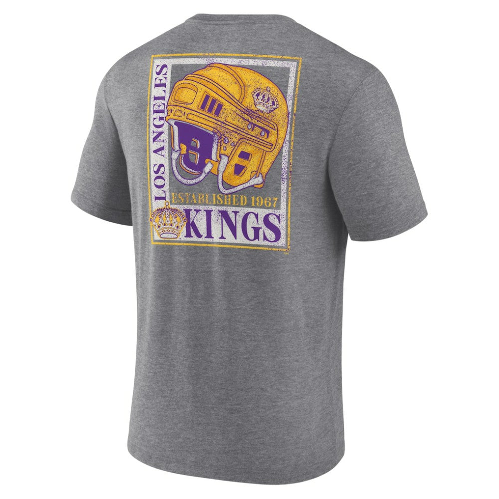 Los Angeles Kings Earnest Will Tri-Blend T-Shirt - Heather Gray - NHL