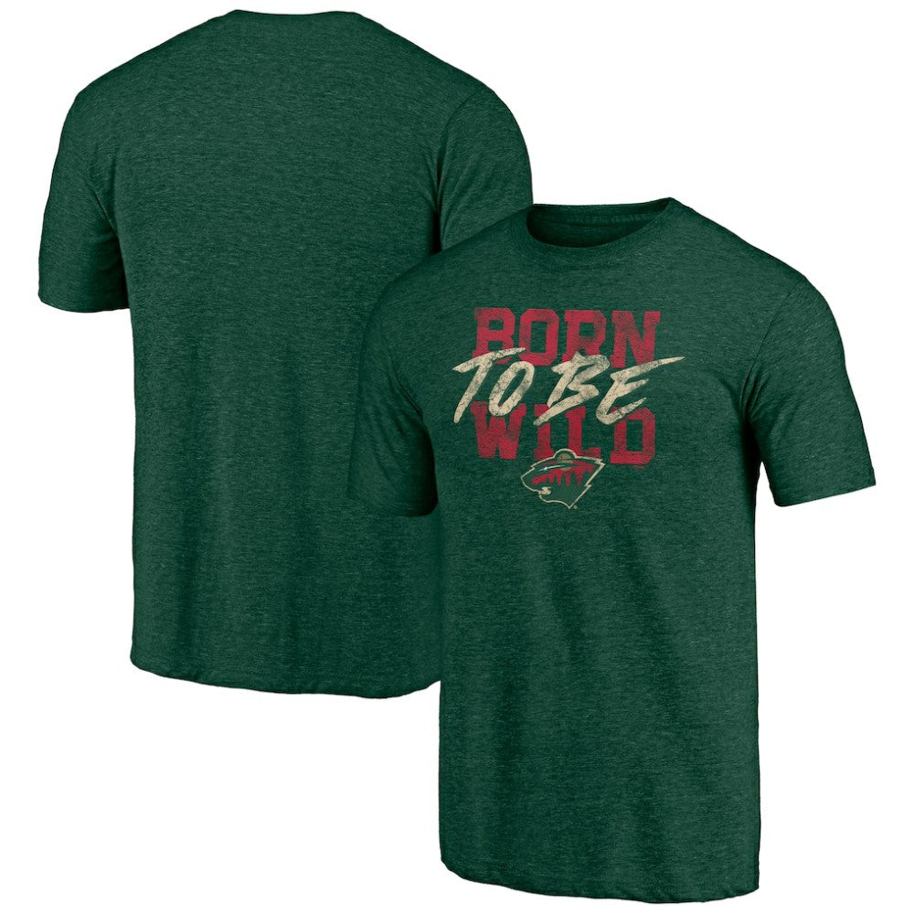 Minnesota Wild Shoot to Score Tri-Blend T-Shirt - Green - NHL