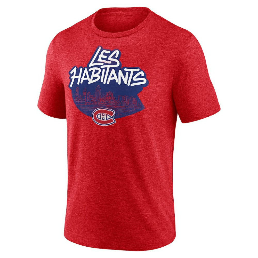 Montreal Canadiens Proclamation Tri-Blend T-Shirt - Red - NHL