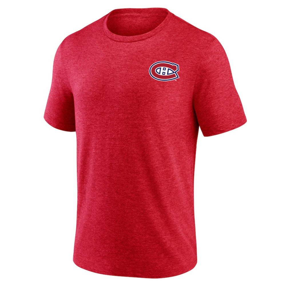 Montreal Canadiens Territorial Tri-Blend T-Shirt - Red - NHL