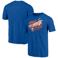 New York Islanders Shoot to Score Tri-Blend T-Shirt - Royal - NHL