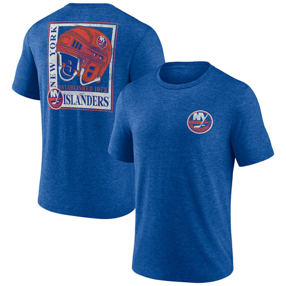 New York Islanders Earnest Will Tri-Blend T-Shirt - Royal - NHL