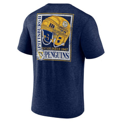 Pittsburgh Penguins Earnest Will Tri-Blend T-Shirt - Navy - NHL