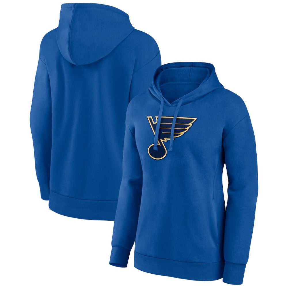 St. Louis Blues Women's Primary Logo Pullover Hoodie - Blue - NHL