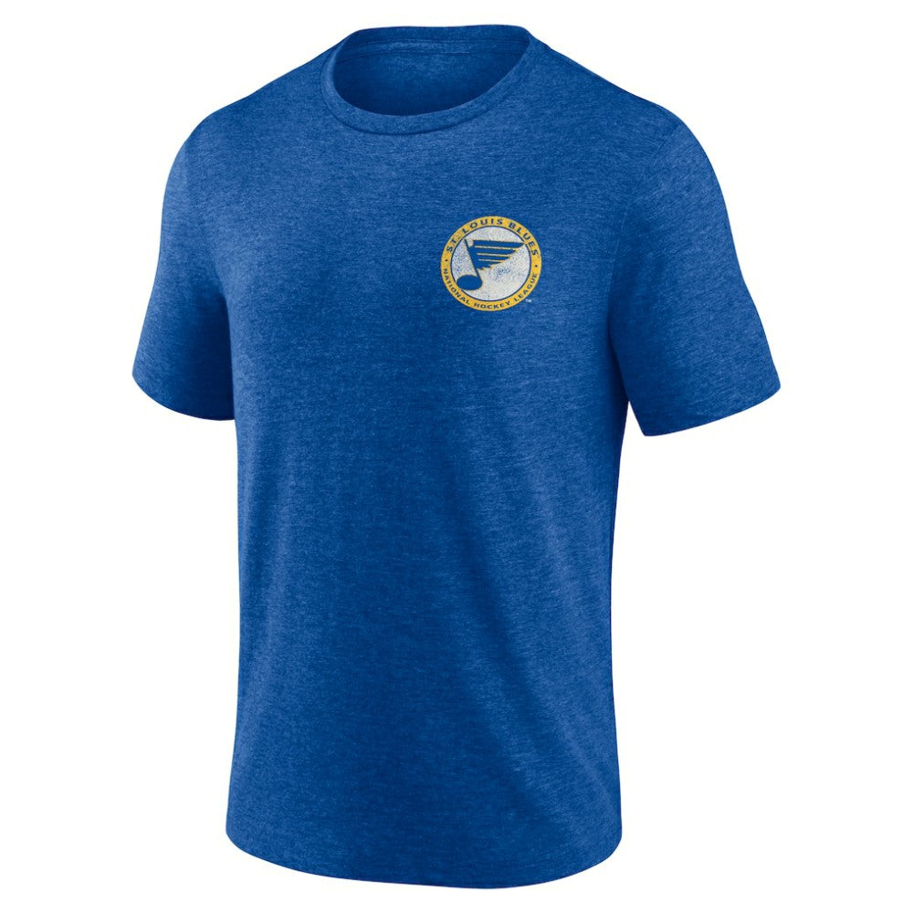 St. Louis Blues Earnest Will Tri-Blend T-Shirt - Blue - NHL