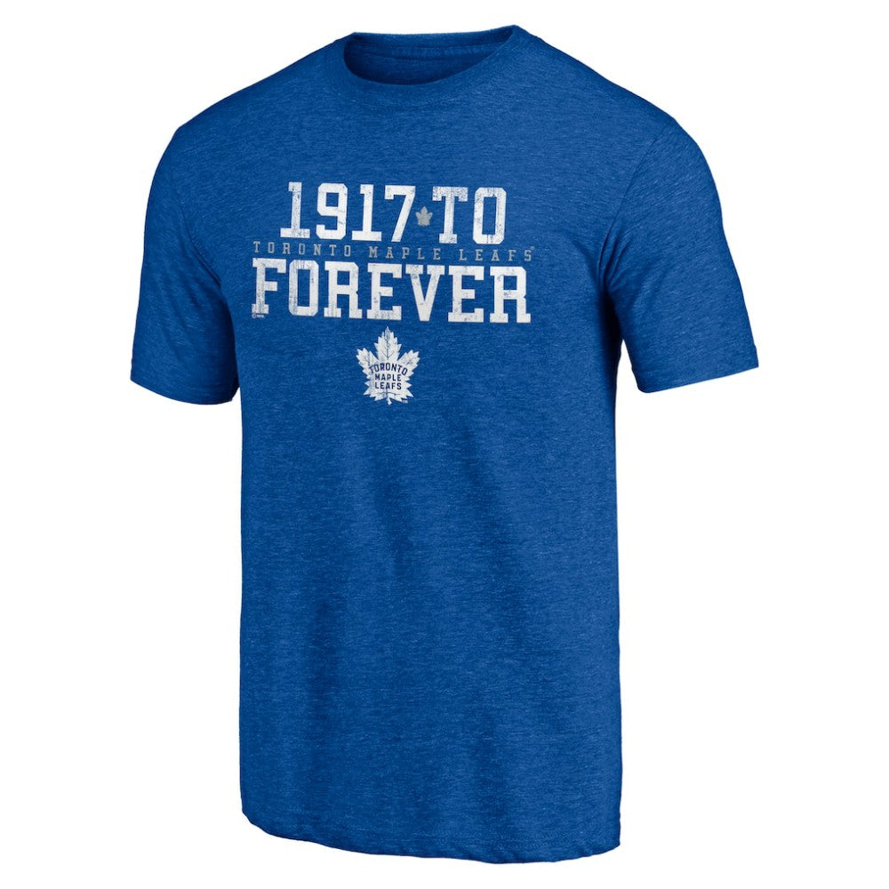 Toronto Maple Leafs Shoot to Score Tri-Blend T-Shirt - Blue - NHL