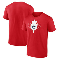 Vancouver Canucks Canada Day T-Shirt - Red - NHL