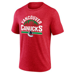 Vancouver Canucks Represent Tri-Blend T-Shirt - Red - NHL