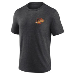 Vancouver Canucks Earnest Will Tri-Blend T-Shirt - Charcoal - NHL