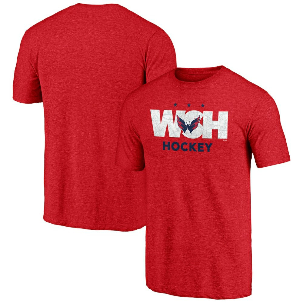 Washington Capitals Shoot to Score Tri-Blend T-Shirt - Red - NHL