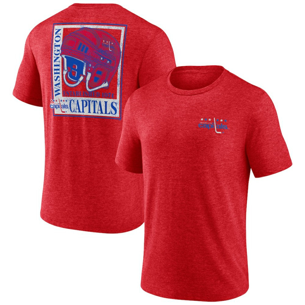 Washington Capitals Earnest Will Tri-Blend T-Shirt - Red - NHL