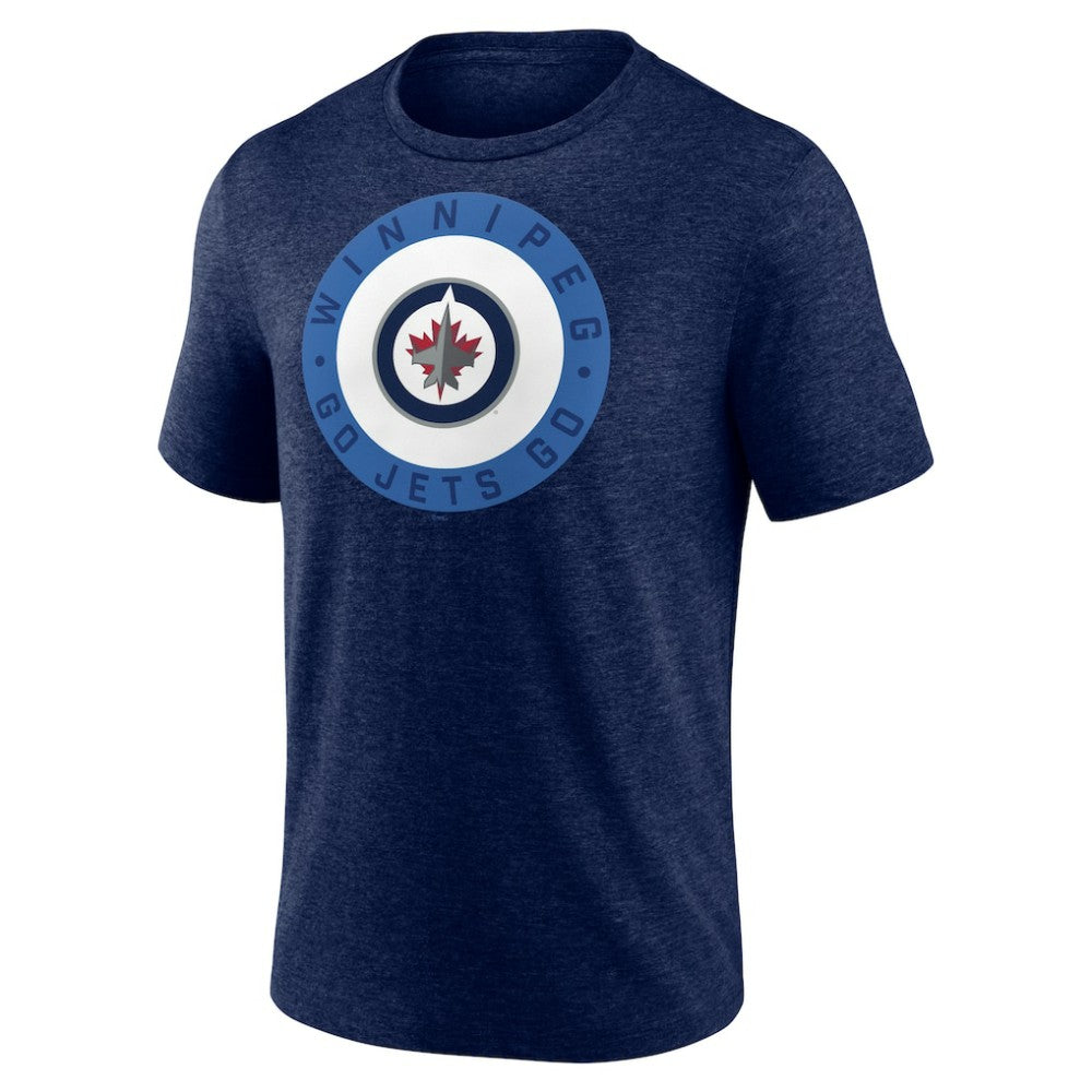 Winnipeg Jets Proclamation Tri-Blend T-Shirt - Navy - NHL