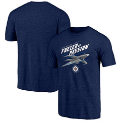Winnipeg Jets Shoot to Score Tri-Blend T-Shirt - Navy - NHL