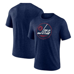 Winnipeg Jets Wheelhouse Tri-Blend T-Shirt - Navy - NHL