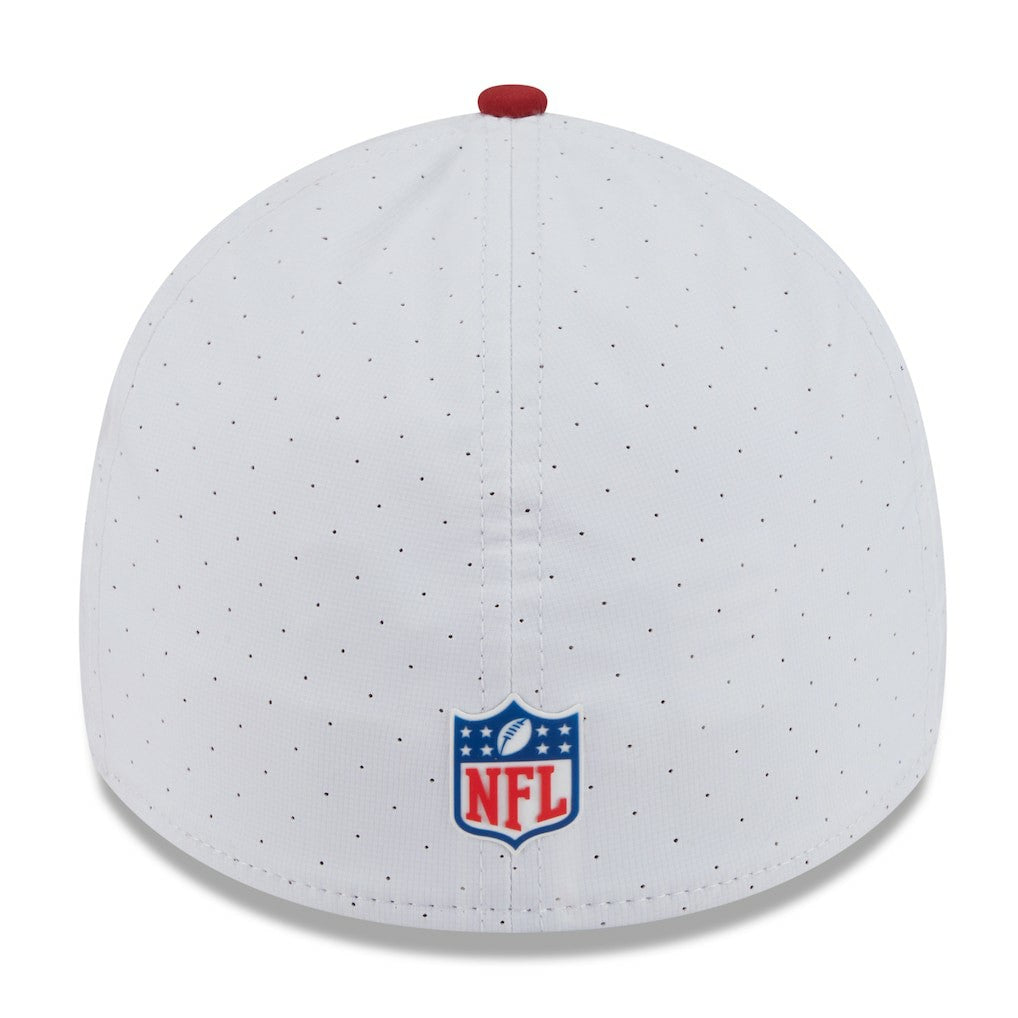 Arizona Cardinals New Era 2025 NFL Training Camp 39THIRTY Flex Hat White/Cardinal | NFL