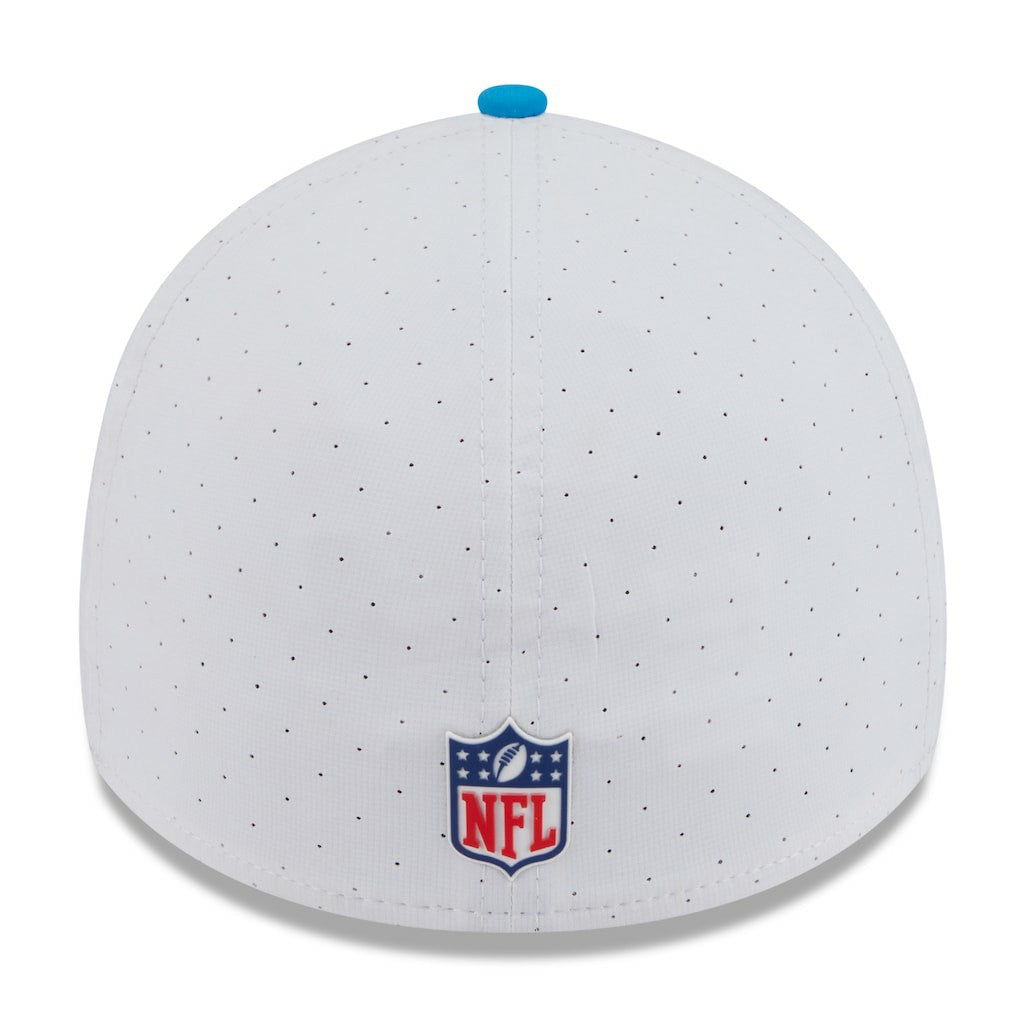 Carolina Panthers New Era 2025 NFL Training Camp 39THIRTY Flex Hat White/Blue | NFL