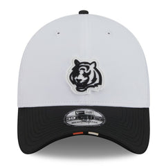Cincinnati Bengals New Era 2025 NFL Training Camp 39THIRTY Flex Hat White/Black | NFL
